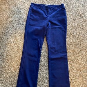 Express Navy Editor Style Pant - Size 6R